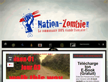 Tablet Screenshot of nation-zombie.com